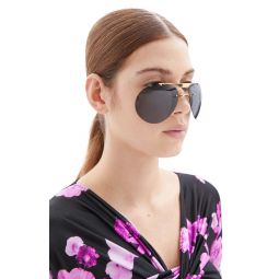 Clip On Aviator Sunglasses - Black