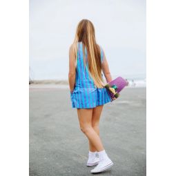 Artisan Stripe Shorts - Blueberry