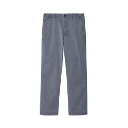 Distressed Button Fly Chino - Marine