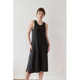 Lace Tank Dress - Washed Black