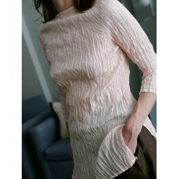 PALMA PLEATED TOP - PALE PINK