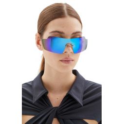 Clip On Sunglasses 2 - Ice Blue