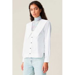 V-neck Shirt - Bright White