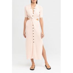 Delta Knit Dress - Apricot