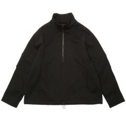 Common Divisor Half-zip Sweatshirt - Black