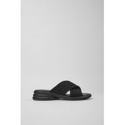 Spiro recycled polyester sandals - Black