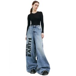 Made On Earth Printed Jeans