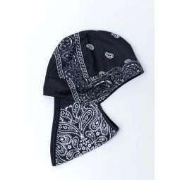 Bandana Hat with Mask - Black