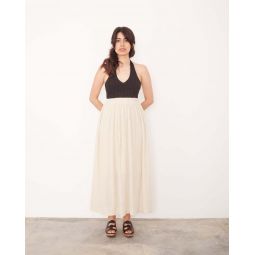 Double Layered Skirt - Natural