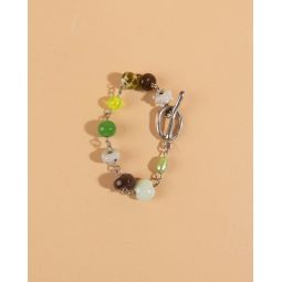 Glass Clasp Bead Anklet