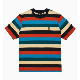 Stacked Pets on Stripes T-shirt - Multi