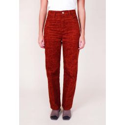 Ribcage Straight Ankle Jeans - Ginger Bread