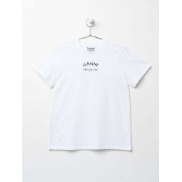 Thin Jersey Relaxed O-Neck T-shirt - Bright White