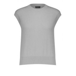 Cotton Cashmere Muscle Crew Tee
