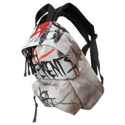 Graffiti printed mini backpack - Gray