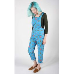 Bunting Overalls - Blue Pineapple Party