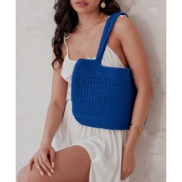 Paradise Crochet Bag - Sky