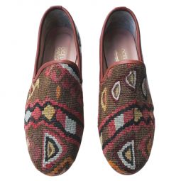 Turkish Kilim Loafer Brown with Pattern