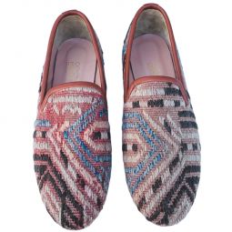 Turkish Kilim Loafer Muted Orange with Accents