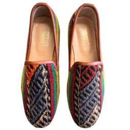 Turkish Kilim Loafers | Multicolor Pattern