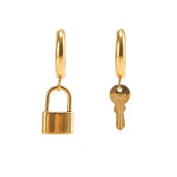 Unlock Secrets Key & Lock Hoops
