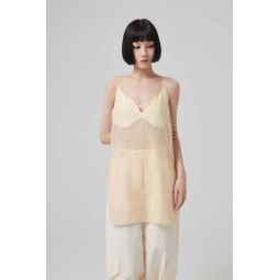 WILDFLOWER FILM JACQUARD OMBRE DYED CAMISOLE TOP - BEIGE