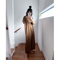 Long Dress - Brown