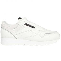 Classic Leather Sneakers - White/Silver