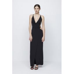 Bec + Bridge Zadie Wrap Maxi Dress - Black
