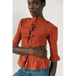 Ferne Organic + Earth Dyed Reversible Top - Yam
