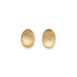 Concave Oval Earrings