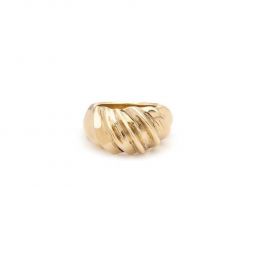 Twisted Chunky Ring - Gold/Silver/Brass