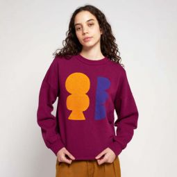 Woman Mixed Molds Sweatshirt - Purple