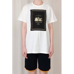 Barrie Book Cover Patch On T-shirt