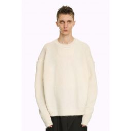 Dip Knitted Sweater - Ivory