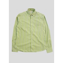 Single Needle Shirt - Lime Stripe