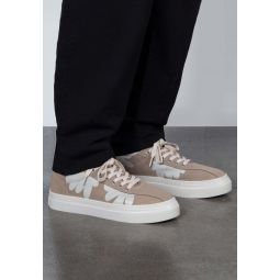 Dellow Cup Shroom Hands Suede Sneakers - Earth/White