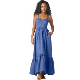 Magnolia Dress - Indigo Blue