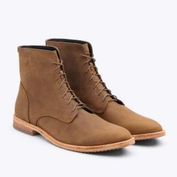 Everyday Lace-Up Boot - Tobacco