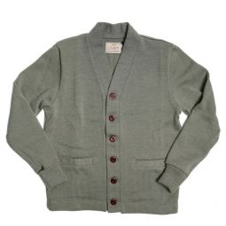 Classic Cardigan Sweater - Sage