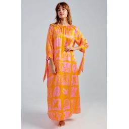 Wava Youthquake Dress - Orange Haze