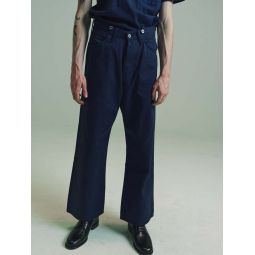 LOT. 209 Buckle-Backed Trousers - Indigo