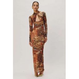 Micah Dress - Bronze Combo