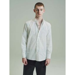 NO.197 Thomas Mason Poplin Shirt - White