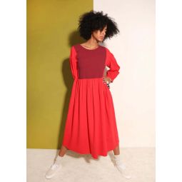 Calder Dress - Cherry
