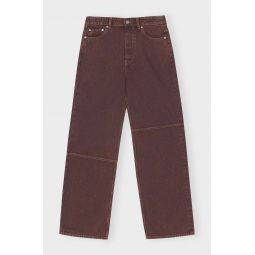 Overbleached Izey Jeans - Shaved Chocolate