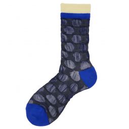 Blue Selena Short Socks - Blue