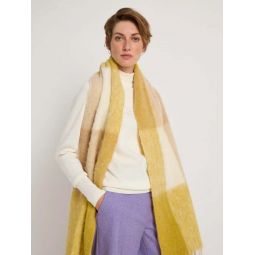 Check Scarf - Yellow