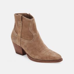 Silma Booties - Truffle Suede