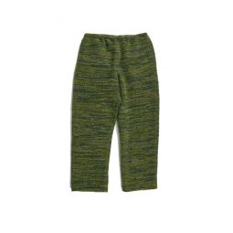 STK Poly Wool Melange Knit Pant - Green